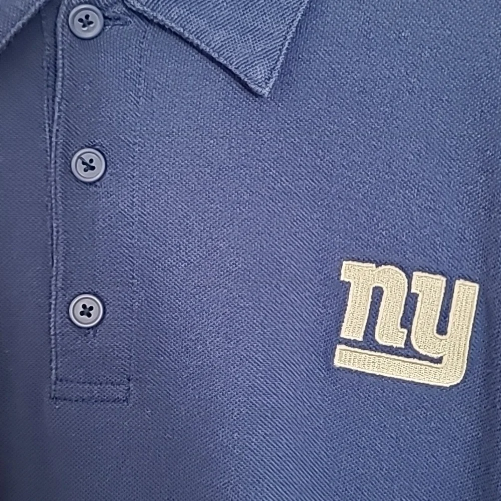 New York Giants Mens Polo Shirt Reebok Licensed NFL Team Apparel Size XL - Picture 5 of 15